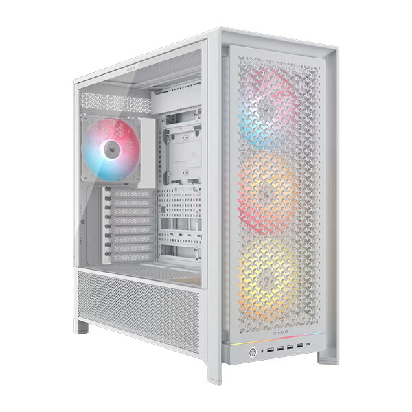 【送料無料】コルセア(メモリ) CC-9011310-WW ミドルタワー型PCケース FRAME 5000D RS ARGB Mid-Tower White【在庫目安:お取り寄せ】｜デジタル百貨店PodPark店