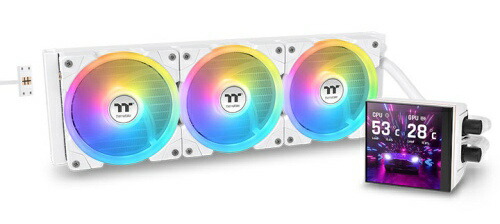 【送料無料】 Thermaltake CL-W433-PL12SW-A MAGFloe 360 Ultra Snow Edition All-In-One Liquid Cooler System 【在庫目安:お取り寄せ】