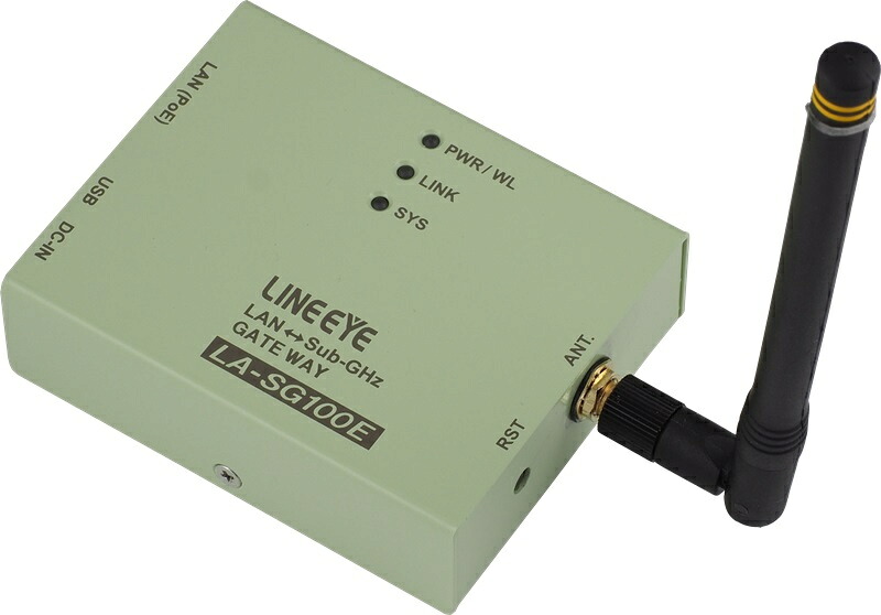 【送料無料】 ラインアイ LA-SG100E サブギガ無線⇔LAN接続ゲートウェイ 【在庫目安:お取り寄せ】 43,118円