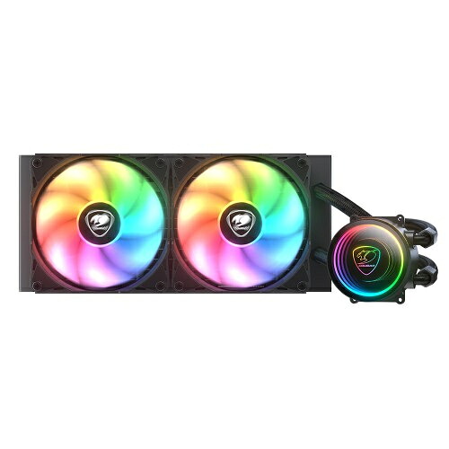【送料無料】COUGAR CGR-PSDELRGB-B-240 Poseidon Elite 240 ARGB/ 240mm水冷CPUクーラー/ インフィニティミラーデザインの回転式水冷ヘッド/ Intel LGA1851/ 1700/ 1200/ 115X/ 1366/ AMD AM5/ AM4/ AM3/ AM2/ FM2/ FM1｜デジタル百貨店PodPark店