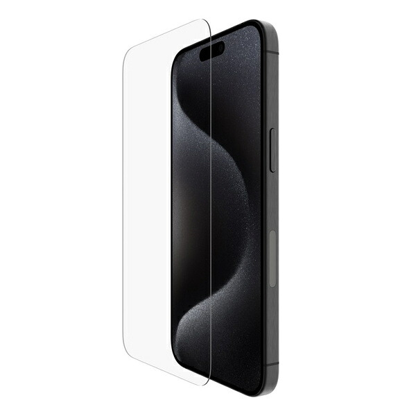 【送料無料】 belkin SFA098ec SCREENFORCE iPhone 15 Pro Max用 ウルトラガラス + 抗菌 画面保護フィルム 【在庫目安:お取り寄せ】