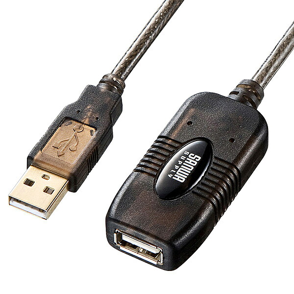 【送料無料】サンワサプライ KB-USB-R230 30m延長USBアクティブリピーターケーブル【在庫目安:お取り寄せ】| パソコン周辺機器 USB延長ケーブル USB延長アダプタ USB延長 USB 延長 ケーブル アダプタ|デジタル百貨店PodPark店