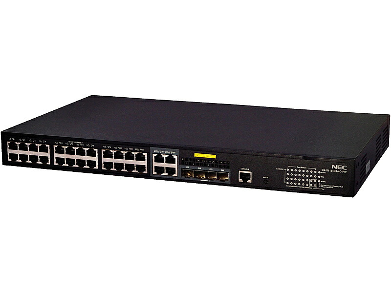 【貨物輸送無料】NEC B02014-01106 QX-S1124GT-4G-PW 1GbE第一義的PoE+・座標軸2取り替えっこ【店卸し資産引き合い:少ない】