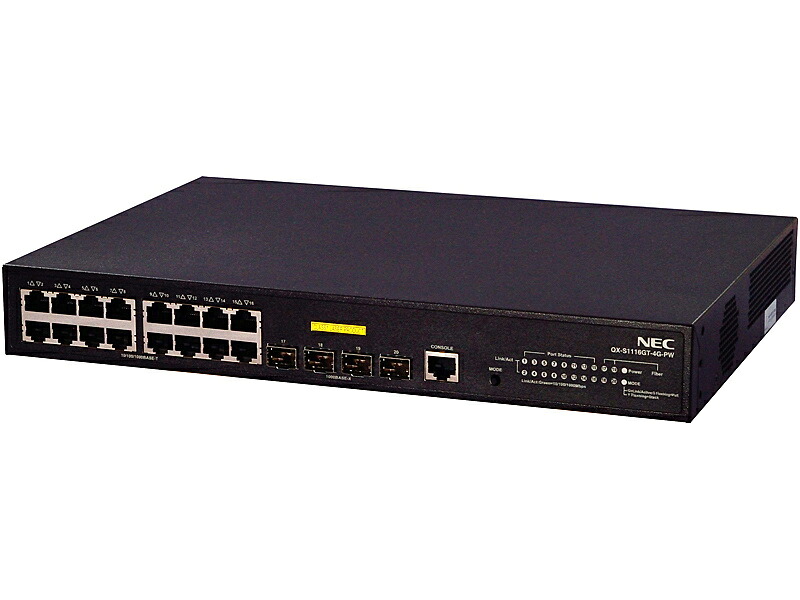 【貨物輸送無料】NEC B02014-01107 QX-S1116GT-4G-PW 1GbE第一義的PoE+・座標軸2取り替えっこ【店卸し資産引き合い:少ない】