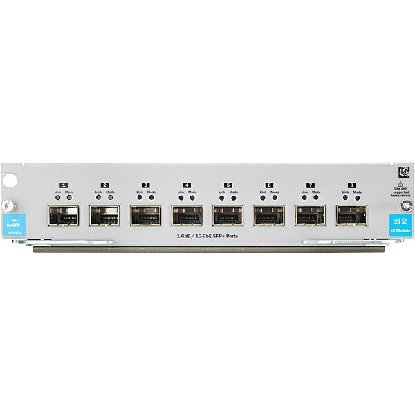 【送料無料】 J9993A HPE Aruba 8port 1G/ 10GbE SFP+ v3 zl2 Module 【在庫目安:お取り寄せ】