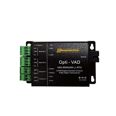 【送料無料】ジョブル VAD-SD002AR.L1.RTC 2系統接点信号 光ファイバー伝送 受信器【在庫目安:お取り寄せ】|デジタル百貨店PodPark店