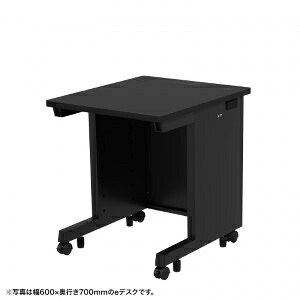【送料無料】 サンワサプライ ED-SK6060BK eデスク（ブラック） W600×D600×H700【受注生産品】 【在庫目安:お取り寄せ】