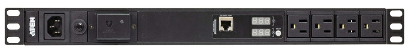【送料無料】 ATEN PE1118SA ラック用電源タップ（1U/ 100V/ 15A/ NEMAタイプ 18ポート/ サージ保護回路/ 計測機能対応） 【在庫目安:お取り寄せ】| オフィス オフィス家具