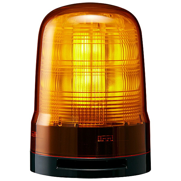 【送料無料】 パトライト SF10-M2KTB-Y 中型LED回転灯 黄 AC100240V ブザー付き 【在庫目安:お取り寄せ】
