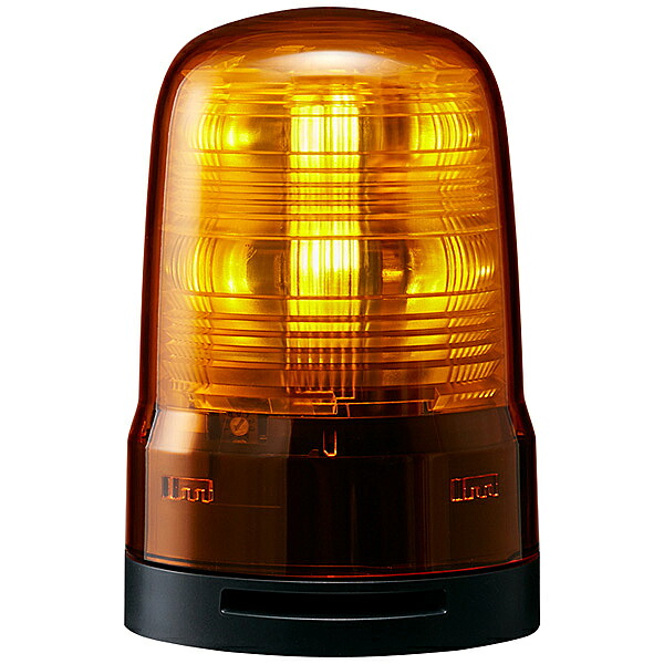 【送料無料】 パトライト SF08-M1KTB-Y 小型LED回転灯 黄 DC1224V ブザー付き 【在庫目安:お取り寄せ】