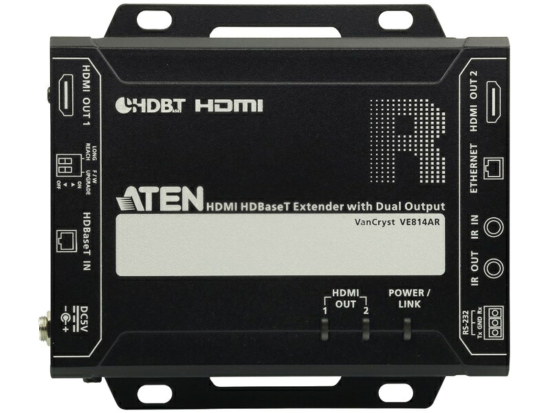 【貨物輸送無料】ATEN VE814AR HDMIツイストペアケーブルエクステンダーレシーバー(4K相応う）【店卸し資産準拠集団:お取り寄せ】| マイコン境界線の外側装置 練り合わせるエクステンダー エクステンダー マイコン マイコン