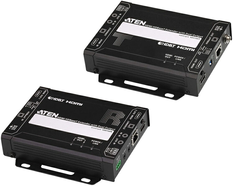 【貨物輸送無料】ATEN VE814A HDMIツイストペアケーブルエクステンダー(4K相応う）【店卸し資産引き合い:お取り寄せ】| マイコン境界線の外側計器 結びあわせるエクステンダー エクステンダー パソコン マイコン