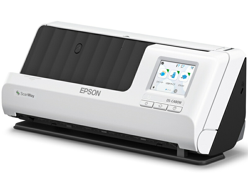 【送料無料】EPSON DS-C480W A4ドキュメントスキャナー/ シートフィード/ 両面同時読取/ A4片面30枚/ 分/ Wi-Fi/ PCレス/ 2.4型タッチパネル【在庫目安:お取り寄せ】|デジタル百貨店PodPark店