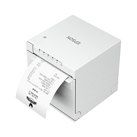 【送料無料】 EPSON TM55-611W レシートプリンター/ スタンダードモデル/ TM-m55/ 80mm・58mm/ USB・有線・無線LAN・Bluetooth・シリアル/ ホワイト 【在庫目安:お取り寄せ】| プリンタ