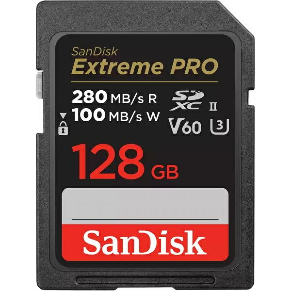 【貨物輸送無料】SDSDXEP-128G-JNJIP SanDisk Extreme PRO UHS-II V60 128GB【店卸し資産準拠集団:お取り寄せ】