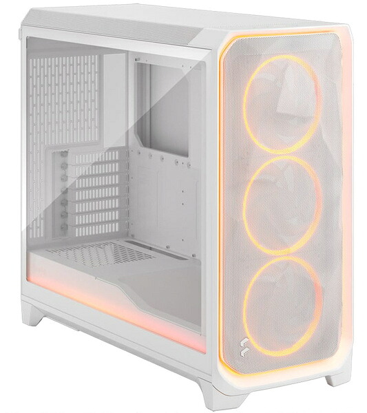 【送料無料】Fractal Design FD-C-MES3X-05 フルタワー型PCケース Meshify 3 XL Ambience Pro RGB White TG Clear Tint【在庫目安:お取り寄せ】|デジタル百貨店PodPark店