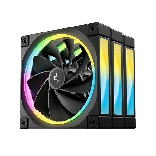 【貨物輸送無料】Deepcool R-FL12R-BKAPN3-G FL12R-3 IN 1/ 120粍容れもの愛読者 3個入り口・入口容器に並べる/ リバースブレードデザイン/ 黒いこと/ 事あたらしいのともし火効果/ MB同時発生相応う/ FDB/ 防振ダンパー/ 3相4極6拡張スロット原動機