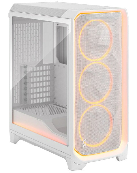【貨物輸送無料】Fractal Design FD-C-MES3A-05 真っただ中主柱型マイコン容れもの Meshify 3 Ambience Pro RGB White TG Clear Tint【店卸し資産準拠集団:お取り寄せ】