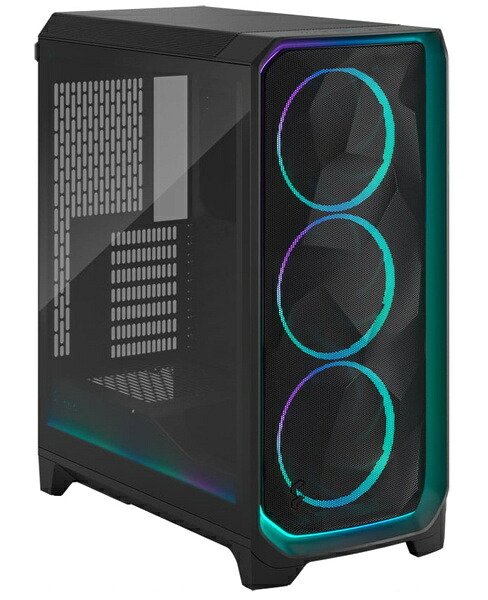 【貨物輸送無料】Fractal Design FD-C-MES3A-03 真っただ中主柱型マイコン容れもの Meshify 3 Ambience Pro RGB Black TG Light Tint【店卸し資産準拠集団:お取り寄せ】