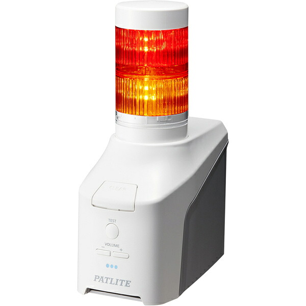 【送料無料】 パトライト NHB6-2-RY ネットワーク制御信号灯 直径60mm/ 2段/ 赤黄/ ACアダプタ付属 【在庫目安:お取り寄せ】| パソコン周辺機器