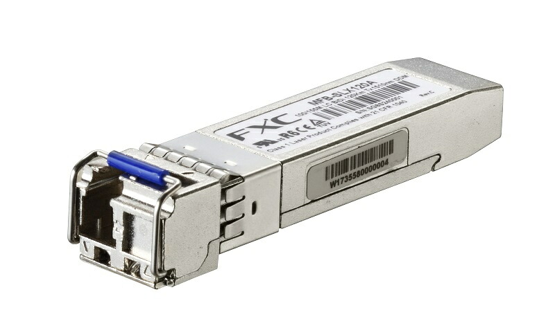 【送料無料】 FXC MFB-SLX120A-ASB5 100BASE-FX SMF LC 1芯(120km/ TX1510nm) SFP モジュール + 同製品SB5バンドル 【在庫目安:お取り寄せ】| パソコン周辺機器