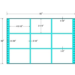 【送料無料】 東洋印刷 MT15Y タックフォームラベル 15インチ×10インチ 9面付(1ケース500折) 【在庫目安:お取り寄せ】| ラベル シール シート シール印刷 プリンタ 自作 14,093円