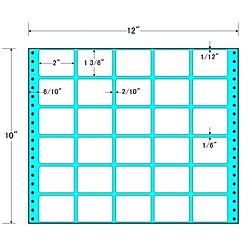 【送料無料】 東洋印刷 MX12A タックフォームラベル 12インチ×10インチ 30面付(1ケース500折) 【在庫目安:お取り寄せ】| ラベル シール シート シール印刷 プリンタ 自作