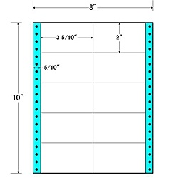【送料無料】 東洋印刷 MM8B タックフォームラベル 8インチ×10インチ 10面付(1ケース500折) 【在庫目安:お取り寄せ】| ラベル シール シート シール印刷 プリンタ 自作 7,454円