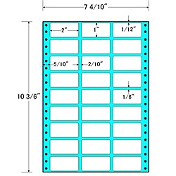 【送料無料】 東洋印刷 MT7L タックフォームラベル 7 4/ 10インチ×10 3/ 6インチ 27面付(1ケース1000折) 【在庫目安:お取り寄せ】| ラベル シール シート シール印刷 プリンタ 自作