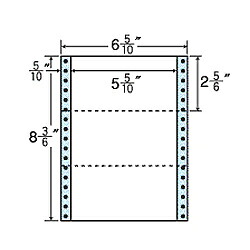 【貨物輸送無料】オリエント刷り上げる MT6T タックフォームラベル 6 5/ 10in×8 3/ 6in 3面付(1入れもの1000折)【店卸し資産引き合い:お取り寄せ】| 下げ札 消印 居敷き 消印刷り上げる 印刷者 自作