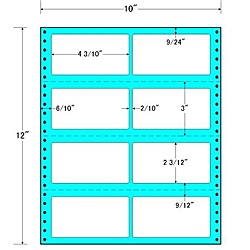 【貨物輸送無料】オリエント刷り上げる M10W タックフォームラベル 10in×12in 8面付(1入れもの500折)【店卸し資産引き合い:お取り寄せ】| 下げ札 消印 居敷き 消印刷り上げる 印刷者 自作