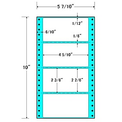 東洋印刷 MT5O タックフォームラベル 5 7 10インチ×10インチ 4面付 1ケース1000折 自作 【安心発送】 シール シート 早割クーポン シール印刷 プリンタ ラベル