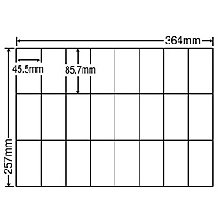【送料無料】 東洋印刷 E24UF シートカットラベル B4版 24面付(1ケース500シート) 【在庫目安:お取り寄せ】| ラベル シール シート シール印刷 プリンタ 自作