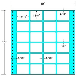 【送料無料】東洋印刷 MX10O タックフォームラベル 10インチ×10インチ 24面付(1ケース500折)【在庫目安:お取り寄せ】| ラベル シール シート シール印刷 プリンタ 自作|デジタル百貨店PodPark店