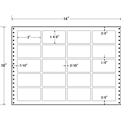 【貨物輸送無料】オリエント刷り上げる L14S タックフォームラベル 14in×10in 20面付(1入れもの500折)【店卸し資産引き合い:お取り寄せ】| 下げ札 消印 居敷き 消印刷り上げる 印刷者 自作
