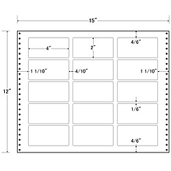 【貨物輸送無料】オリエント刷り上げる LB15L タックフォームラベル 15in×12in 15面付(1入れもの500折)【店卸し資産引き合い:お取り寄せ】| 下げ札 消印 居敷き 消印刷り上げる 印刷者 自作