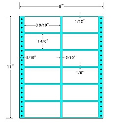 【送料無料】 東洋印刷 M9B タックフォームラベル 9インチ×11インチ 12面付(1ケース500折) 【在庫目安:お取り寄せ】| ラベル シール シート シール印刷 プリンタ 自作