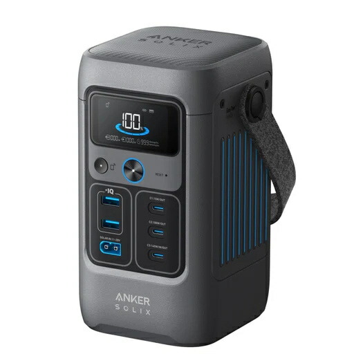 【送料無料】 アンカー・ジャパン A17275Z1 Anker Solix C200 DC Portable Power Station (ダークグレー) 【在庫目安:お取り寄せ】