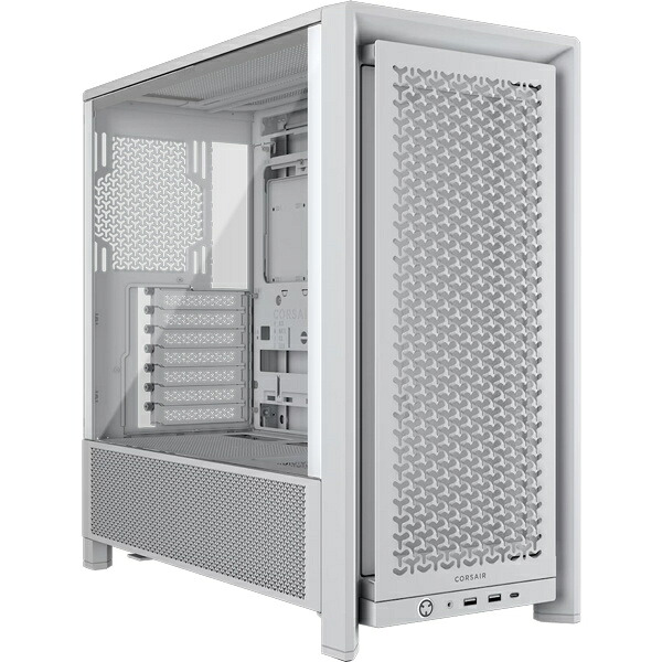 【送料無料】 コルセア(メモリ) CC-9011291-WW ミドルタワー型PCケース FRAME 4000D Performance Mid-Tower White 【在庫目安:お取り寄せ】