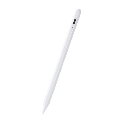 【在庫目安:あり】【送料無料】 ELECOM P-TPACSTAP07XWH 法人向けタッチペン/ 充電式/ iPad専用/ パームリジェクション対応/ 傾き検知/ USB-C充電/ 急速充電/ USB C-Cケーブル同梱