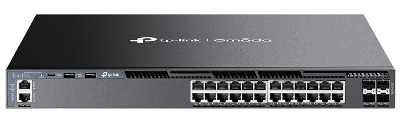 【貨物輸送無料】TP-LINK SG6428X(UN) Omada ギガビットポート×24 /10G拡張スロット×4 スタッカブルL3マネージスイッチ【店卸し資産準拠集団:お取り寄せ】| マイコン境界線の外側装置