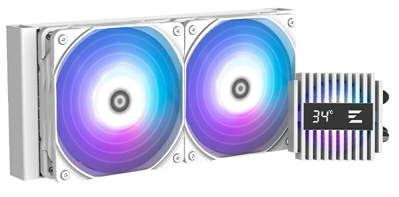 【貨物輸送無料】ZALMAN 飾り気の無い水冷中央処理装置空調設備 ALPHA2 A24 White【店卸し資産引き合い:お取り寄せ】
