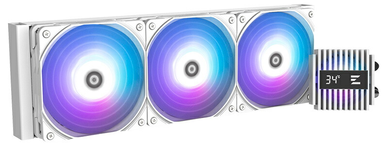 【貨物輸送無料】ZALMAN 飾り気の無い水冷中央処理装置空調設備 ALPHA2 A36 White【店卸し資産引き合い:お取り寄せ】