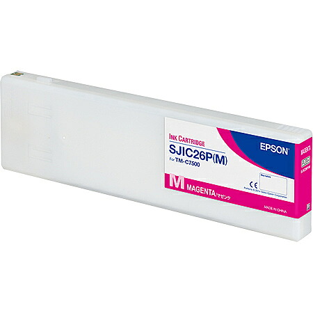 【送料無料】 EPSON SJIC26PM TM-C7500用インクカートリッジ/ マゼンタ 【在庫目安:お取り寄せ】| 消耗品 インク インクカートリッジ インクタンク 純正 インクジェット プリンタ 交換 新品 マゼンタ