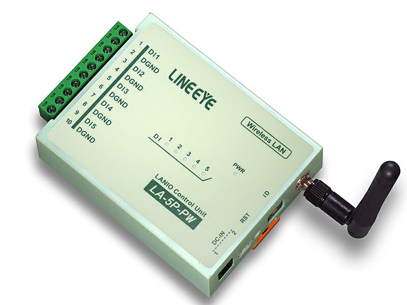 【送料無料】ラインアイ LA-5P-PW2 無線LAN接続型デジタルIOユニット ドライ接点5入力【在庫目安:お取り寄せ】｜デジタル百貨店PodPark店 27,302円