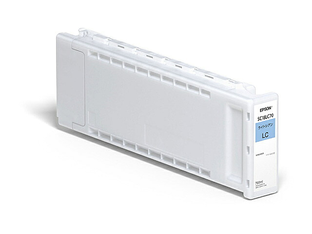 【送料無料】 EPSON SC18LC70 SureColor用 インクカートリッジ/ 700ml（ライトシアン） 【在庫目安:お取り寄せ】| インク インクカートリッジ インクタンク 純正 純正インク