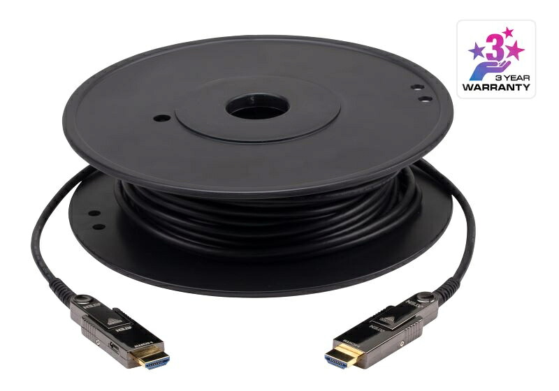 【送料無料】ATEN VE7834A 4K60p対応 HDMI アクティブ光ケーブル（60m）【在庫目安:お取り寄せ】| サプライ HDMIケーブル オス-オス HDMI ケーブル｜デジタル百貨店PodPark店