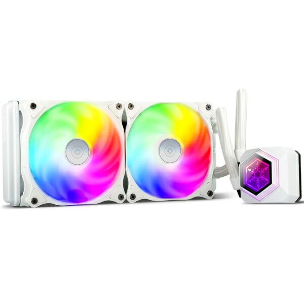 【貨物輸送無料】SilverStone SST-PF240W-ARGB-V2 RGB水冷中央処理装置空調設備 240粍【店卸し資産引き合い:お取り寄せ】