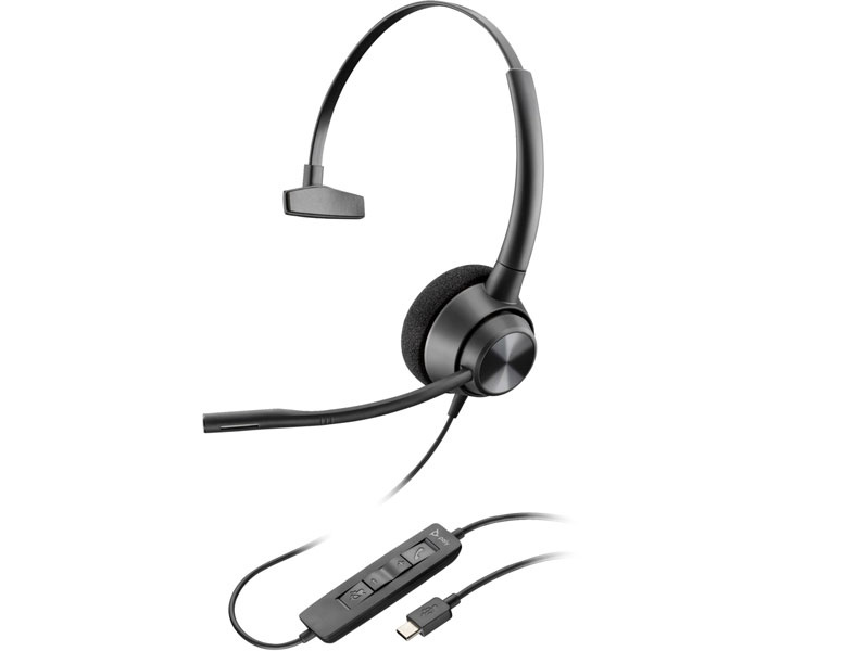 【貨物輸送無料】HP 760Q8AA Poly EncorePro 310 USB-C 片耳 有線模範例 ノイズキャンセリングマイク申し受ける TAA(亜米利加その向き・軍向け捻出す判定基準)許可【棚卸し資産判定基準:お取り寄せ】