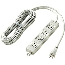 【送料無料】 Panasonic WCH2354H OAタップ（接地15A形）（4コ口・グレー）（5mコード付）（マグネット付） 【在庫目安:お取り寄せ】